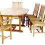 set 22 -- 47 x 63-87 inch oval extension table x-thick wood (tb f-a012 r), coto de caza side chairs & coto de caza armchairs